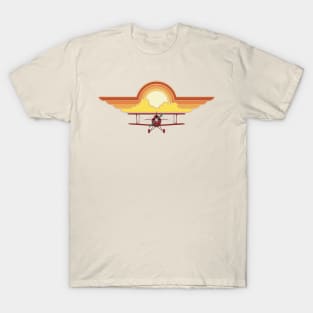 Pitts Biplane Sunset T-Shirt